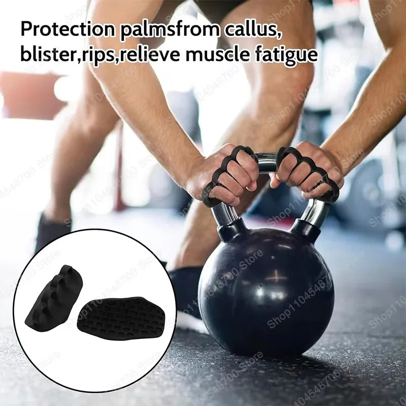 Gym Gloves Grip Strengthener Silicone Palm Grips Crosstraining Palm Grip Hand Protection for Gymnastics Weightlifting Exercise
