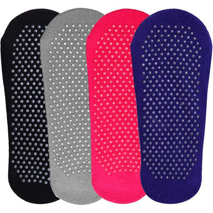 Backless Non-Slip Fitness Pilates Socks Cotton Women Sport Yoga Socks Ballet Dance Slippers Barefoot Sock Workout for Gym