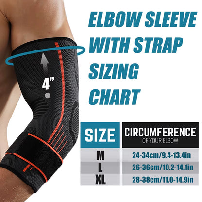 1PCS Elbow Compression Sleeve for Tendonitis, Tennis Elbow & Arthritis - Joint Pain Relief for Fitness & Daily Use