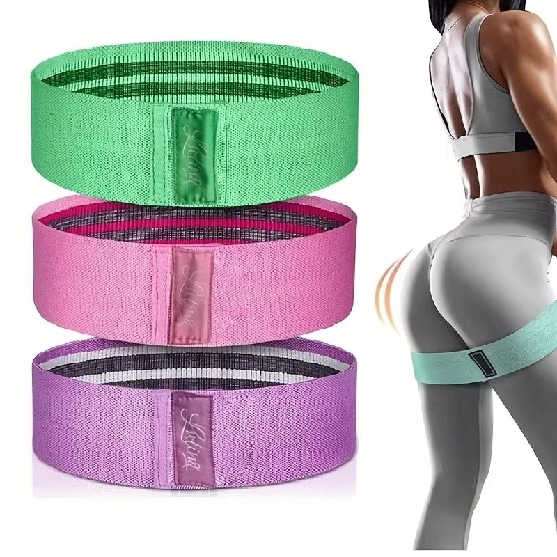 Worthwhile Stretch Hip Resistance Bands Yoga Legs Butt anti Slip Elastic Fitness Bodybulding Exercise Workout Equipment