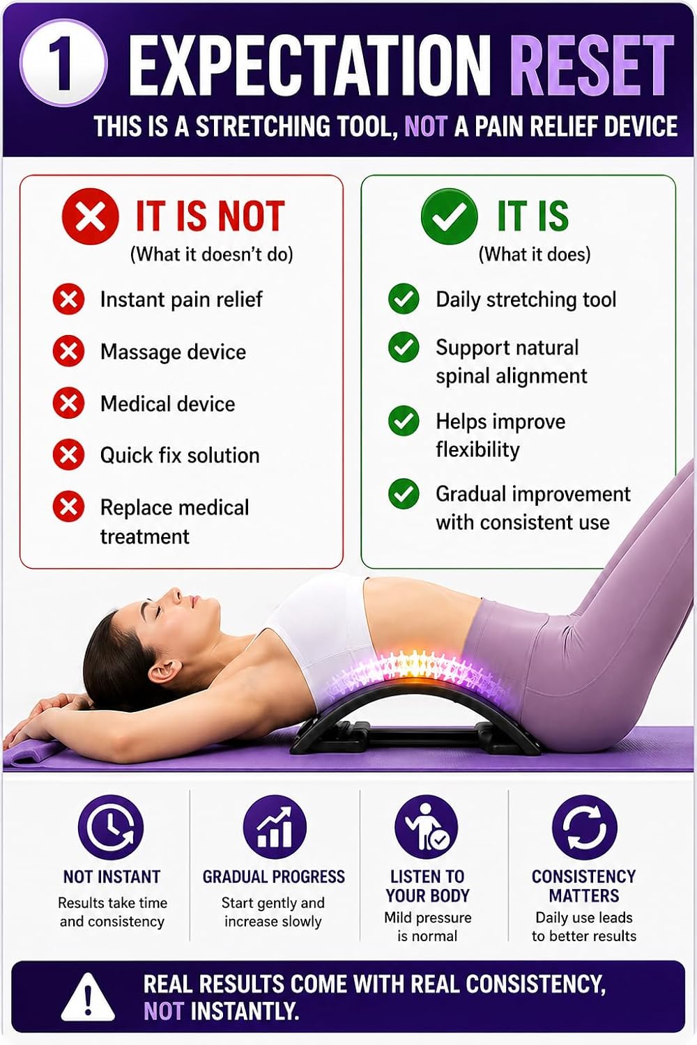 Supporto Lombare per Stretching della Schiena
