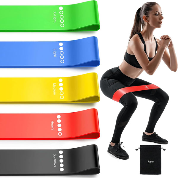 Set 5 Elastici per Allenamento a Casa