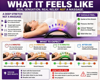 Supporto Lombare per Stretching della Schiena