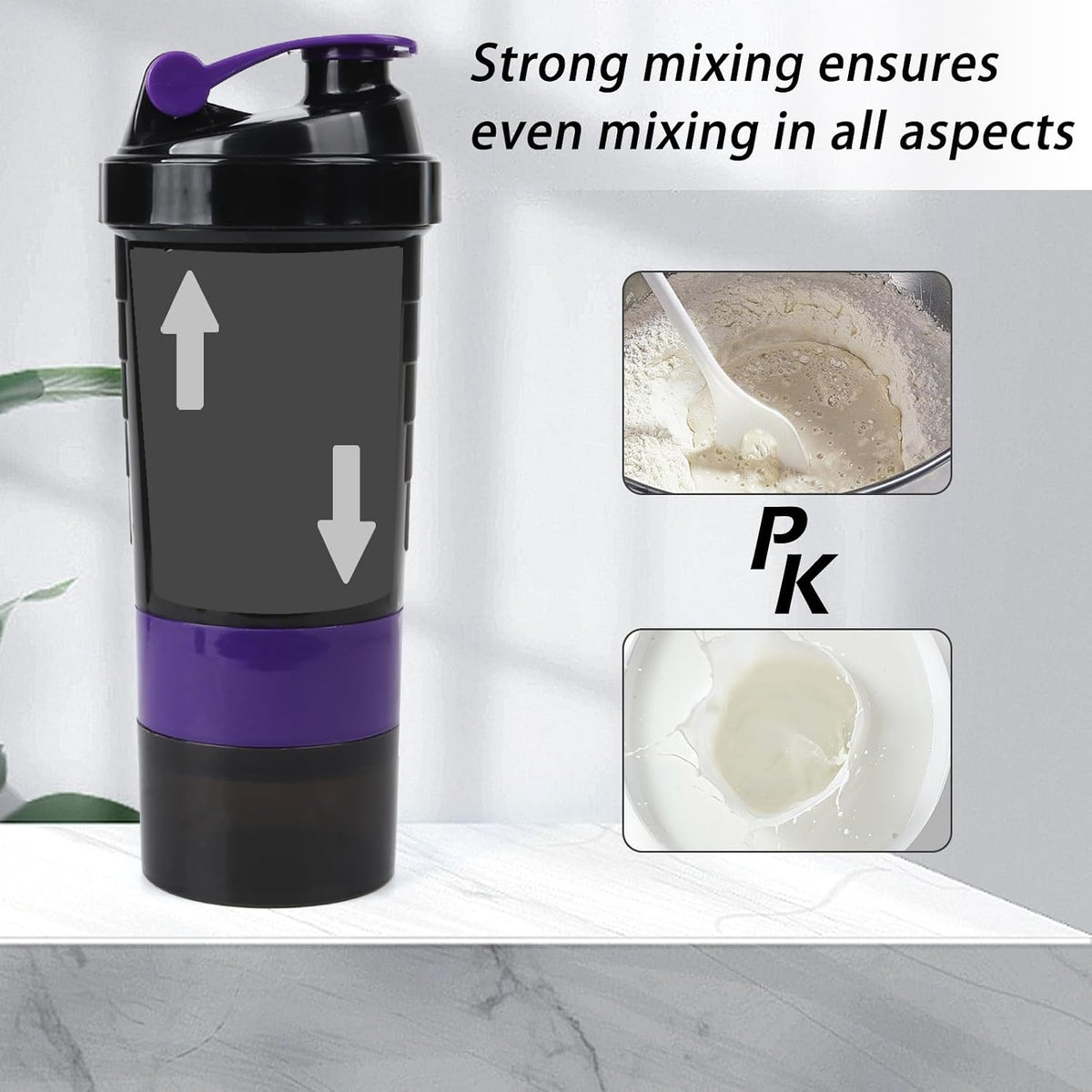 Shaker per Proteine con Vano Portaoggetti
