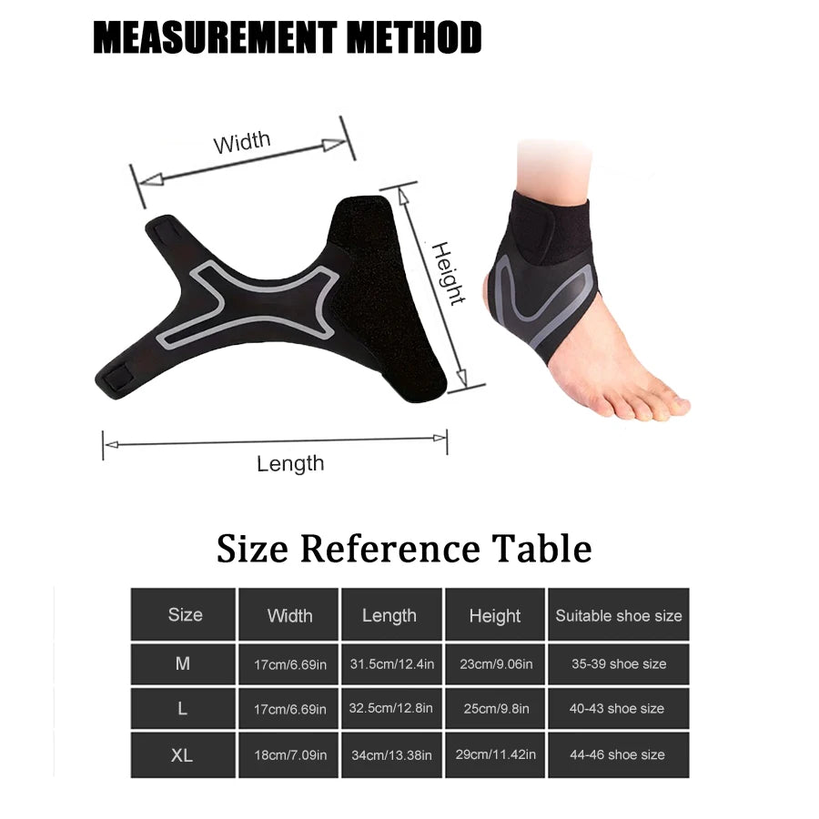 1 Pc Ankle Brace Support Compression Sleeve Elastic Foot Bandage Protective Wrap Sports Socks