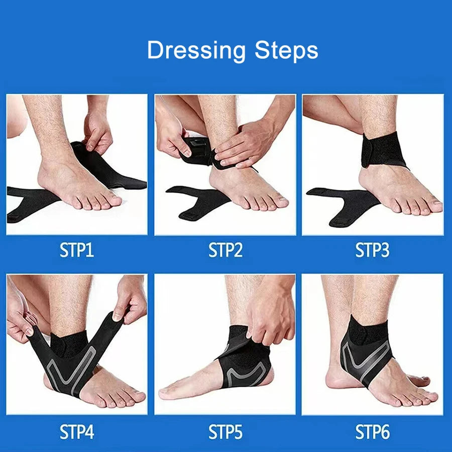 1 Pc Ankle Brace Support Compression Sleeve Elastic Foot Bandage Protective Wrap Sports Socks