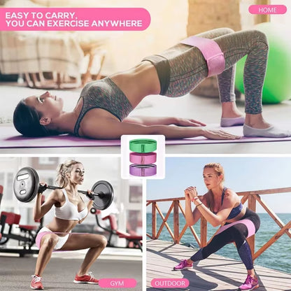 Worthwhile Stretch Hip Resistance Bands Yoga Legs Butt anti Slip Elastic Fitness Bodybulding Exercise Workout Equipment