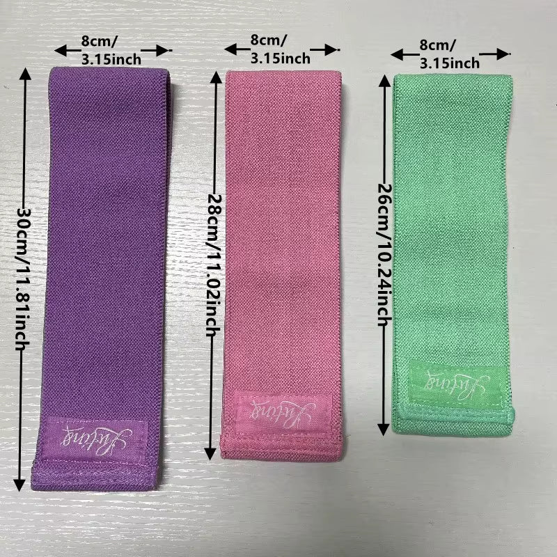 Worthwhile Stretch Hip Resistance Bands Yoga Legs Butt anti Slip Elastic Fitness Bodybulding Exercise Workout Equipment