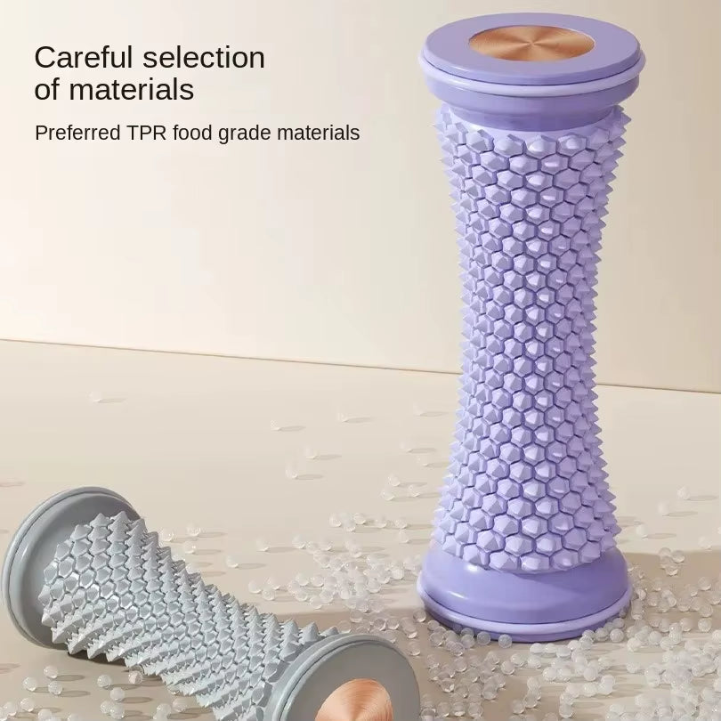 Foot Massager Massage Roller Yoga Massage Ball Plantar Fascia Roller Muscle Relaxation Care Plastic Manual Mini Foot Massager