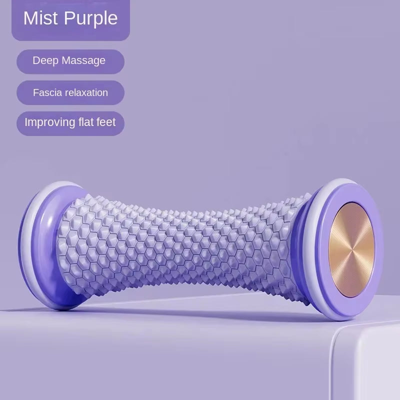 Foot Massager Massage Roller Yoga Massage Ball Plantar Fascia Roller Muscle Relaxation Care Plastic Manual Mini Foot Massager