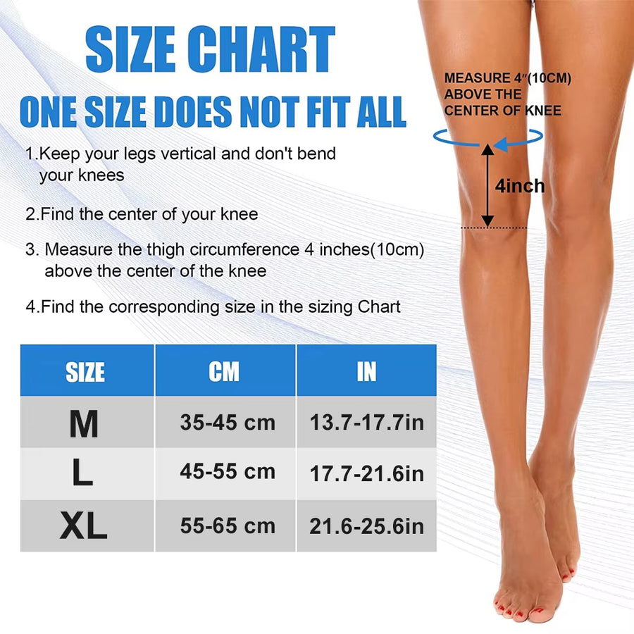 1Pcs Knee Pas Lightweight Knee Compression Sleeves for Men Women, Knee Brace Support for Joint Pain Relief, Arthritis, ACL, MCL